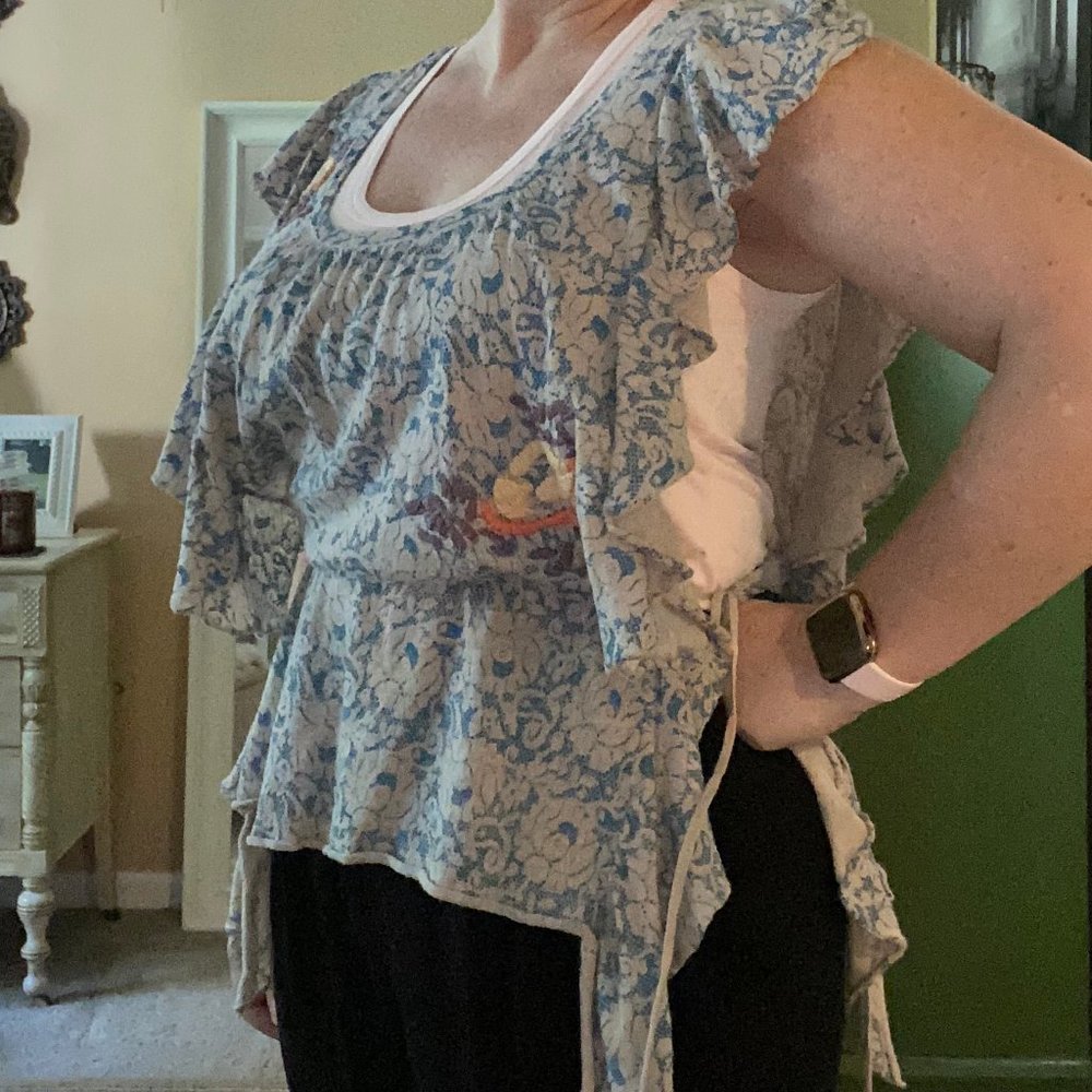 GUC Anthropologie S/M Sleeveless Floral Top